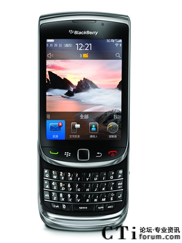 BlackBerry® 9800 Torch™ 智能手機(jī)